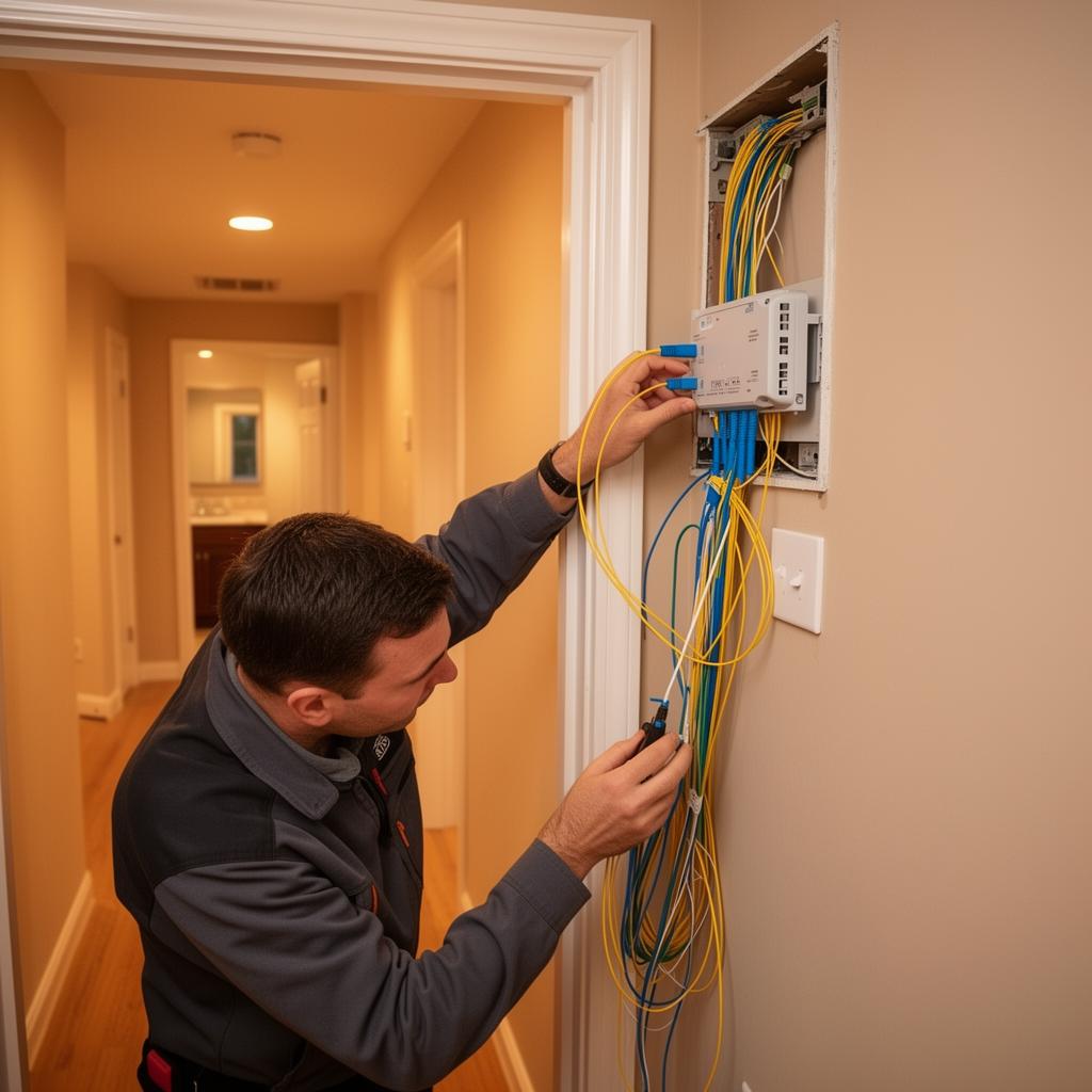 FTTH Residential Fiber Installation